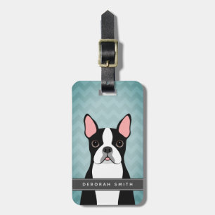 Boston Terrier Luggage Tags