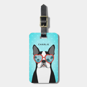 Boston Terrier Luggage Tags