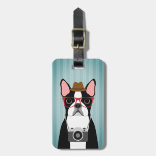 Boston Terrier Luggage Tags