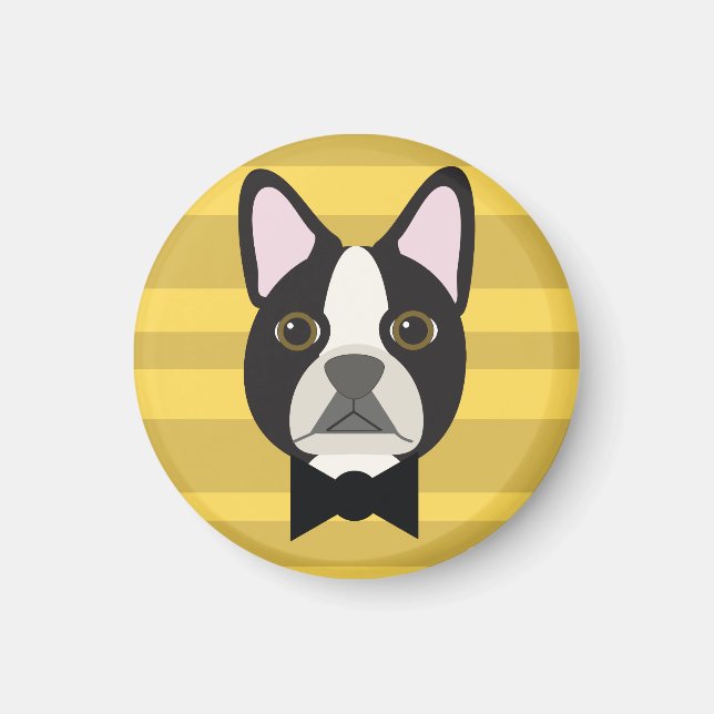 Boston Terrier Magnet (Front)