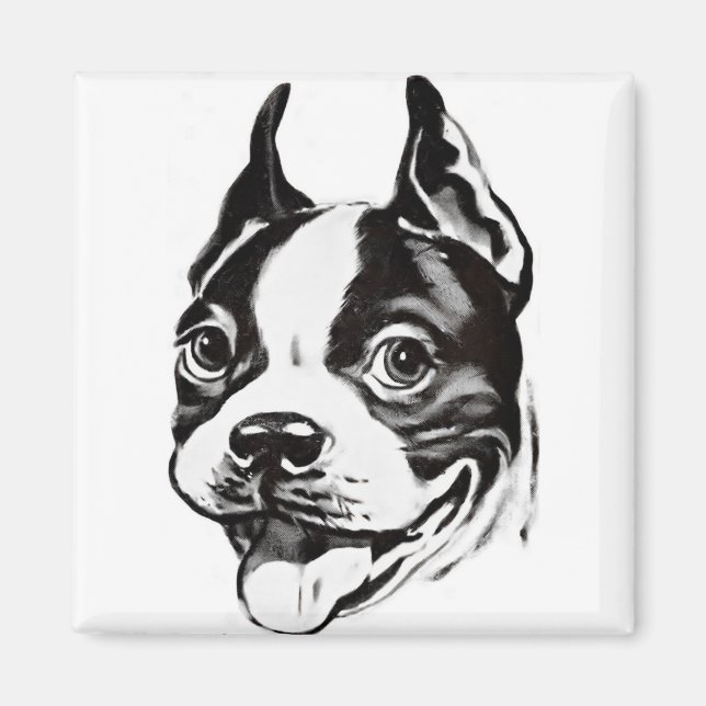 Boston Terrier Magnet (Front)