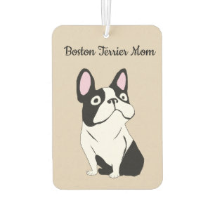 Boston terrier mom car air freshener