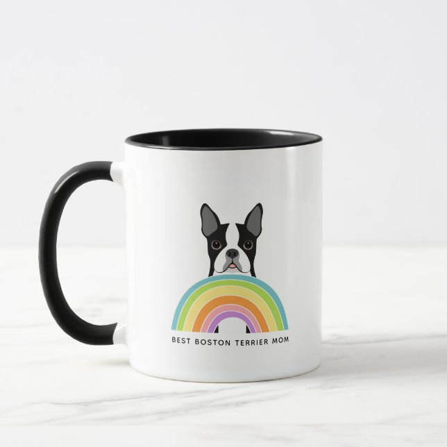 Boston Terrier Mugs (Left)