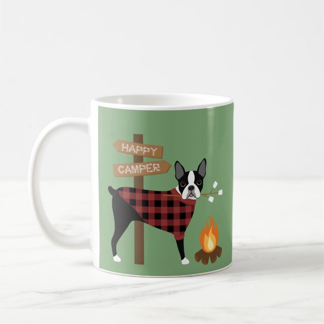 Boston Terrier Mugs (Left)