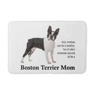 Boston Terrier Mum Bath Mat