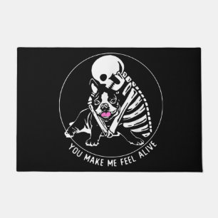 Boston Terrier mum, Boston Terrier dad, dog lover Doormat