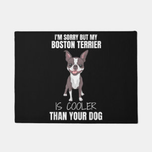 Boston Terrier mum, Boston Terrier dad, dog lover Doormat