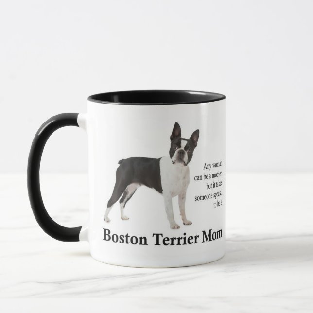 Boston Terrier Mum Mug (Left)