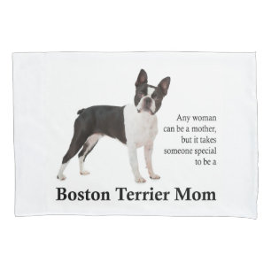 Boston Terrier Mum Pillowcase