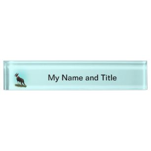 Boston Terrier Nameplate