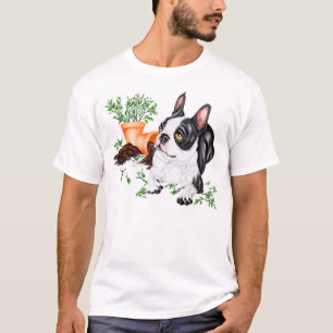 Boston Terrier Naughty Pup T-Shirt