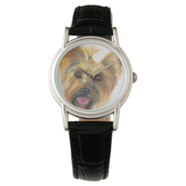 Boston Terrier Original Art Watch (Front)
