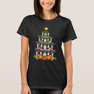 Boston Terrier Ornament Decoration Christmas Tree T-Shirt