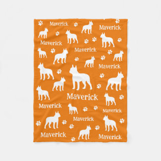 Boston Terrier Personalised Blanket Gift