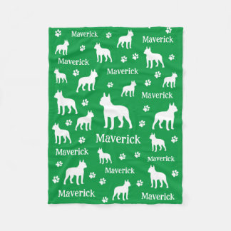 Boston Terrier Personalised Blanket Gift