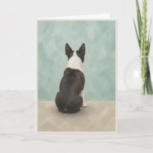 Boston Terrier Pet Sympathy Card