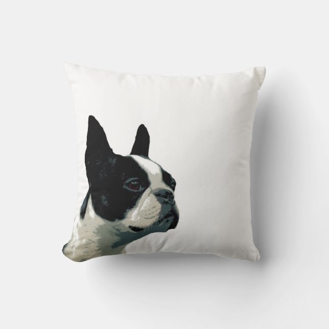 Boston terrier pillow (Front)