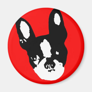 Boston Terrier Pop Art Magnet