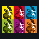 Boston Terrier Pop Art Poster<br><div class="desc">Boston Terrier Pop Art</div>