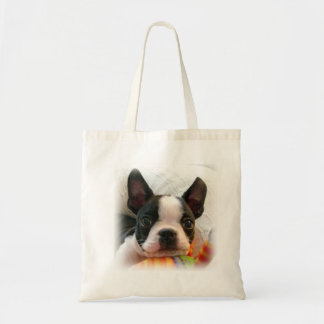 Boston Terrier Pup Tote Bag