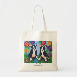 Boston Terrier Puppies Tote Bag