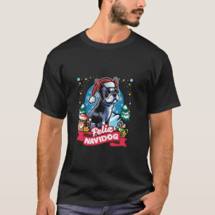 Boston Terrier Santa Claus Coffee Mug Merry Christ T-Shirt