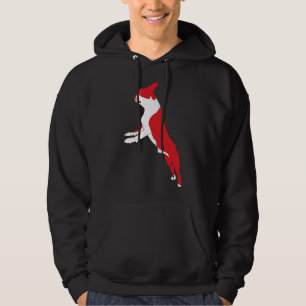 Boston Terrier  Standing On Two Legs Hoodie
