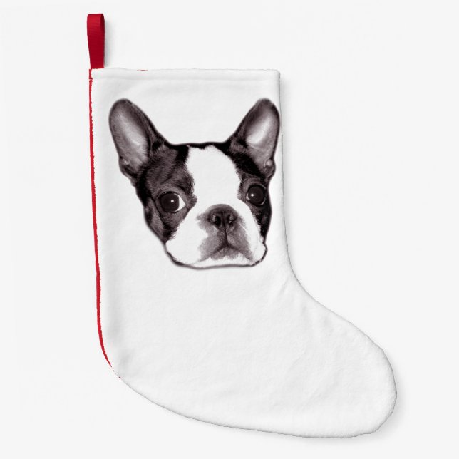 Boston Terrier Stocking (Front)
