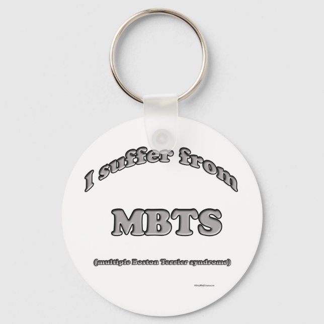 Boston Terrier Syndrome - Keychain (Front)