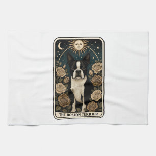 Boston Terrier Tea Towel