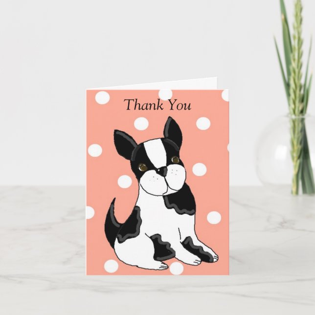 Boston Terrier Thank You (Front)