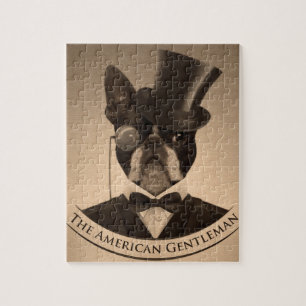Boston Terrier - The American Gentleman Jigsaw Puzzle