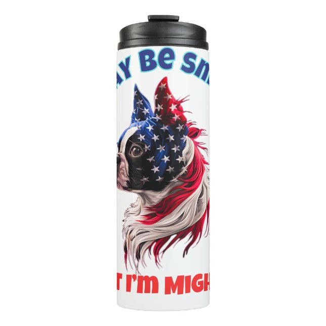Boston Terrier Thermal Tumbler (Front)
