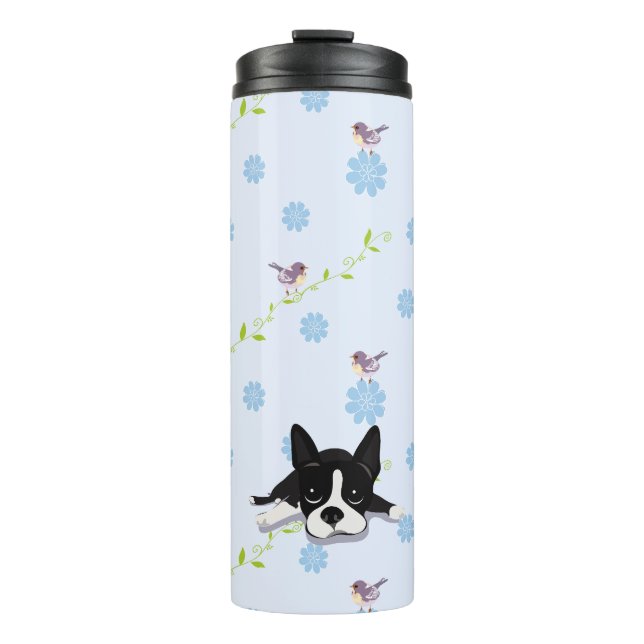 Boston Terrier Thermal Tumbler (Front)