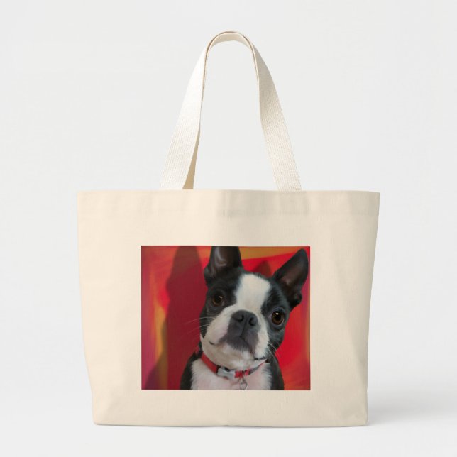 Boston Terrier Tote (Front)