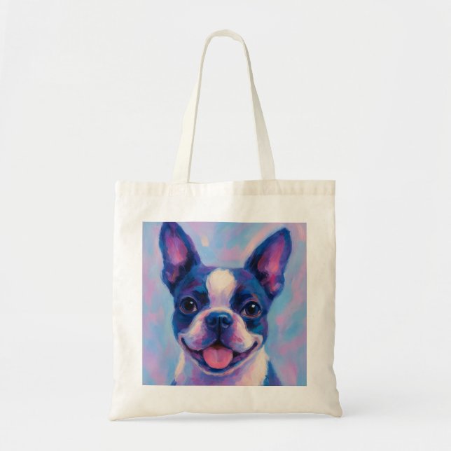 Boston Terrier Tote Bag (Front)