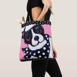 Boston Terrier Tote Bag