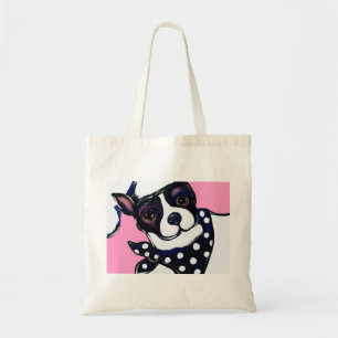 BOSTON TERRIER TOTE BAG