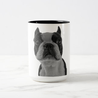 Boston terrier Two-Tone coffee mug