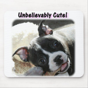 Boston Terrier: Unbelievably Cute! Mouse Pad