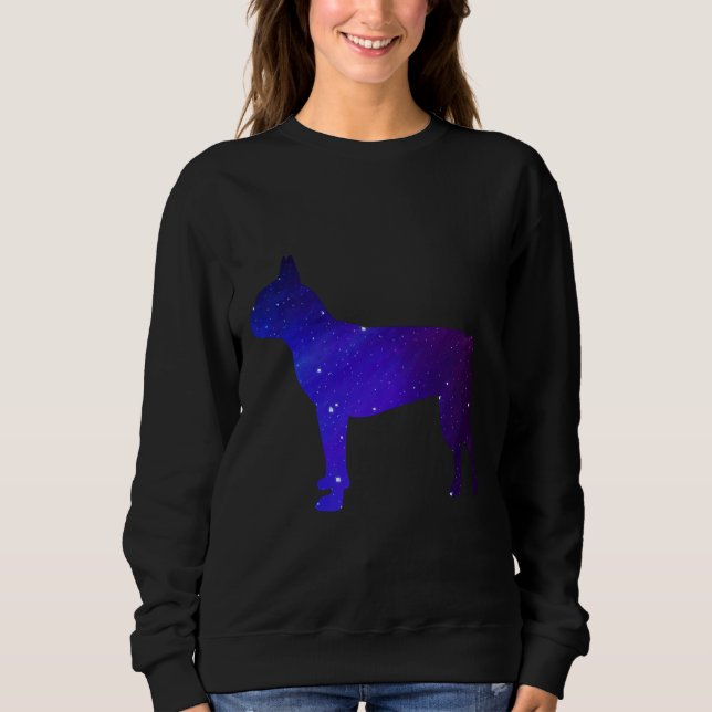 Boston Terrier  Universe Sweatshirt (Front)
