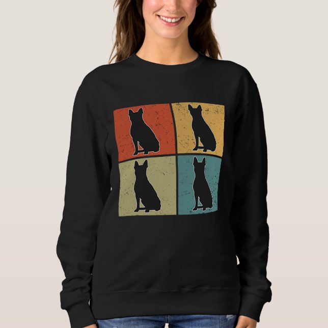 Boston Terrier Vintage  3 Sweatshirt (Front)