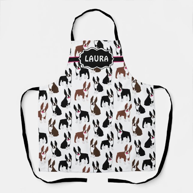 Boston Terriers for Bostons Mum or Dad Apron (Front)