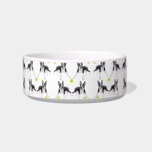 Boston Terriers Love Tennis Balls Pet Bowl