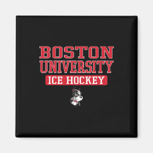 Boston Terriers Vintage Team Ice Hockey - Neutral Magnet