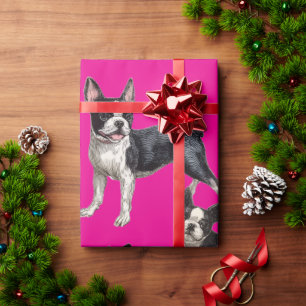 Boston Terriers Wrapping Paper