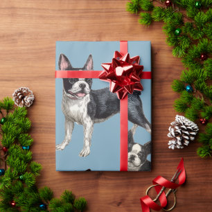 Boston Terriers Wrapping Paper