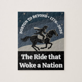 BOSTON TO BEYOND • 1776–2026 MIDNIGHT RIDE TRIBUTE JIGSAW PUZZLE