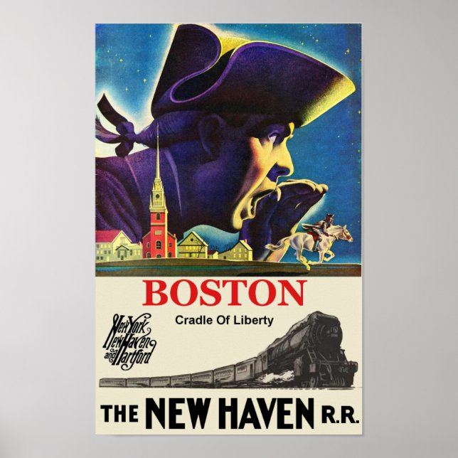 Boston Travel Poster (Front)
