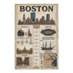 Boston, USA Poster